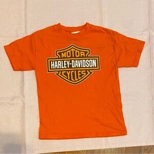 Harley-Davidson Kids Tee in Vibrant Orange
